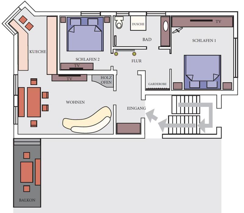 Ferienwohnung Weibhauser Бишофсвизен Экстерьер фото
